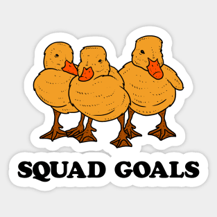 Ducklings Squad Goals Sticker